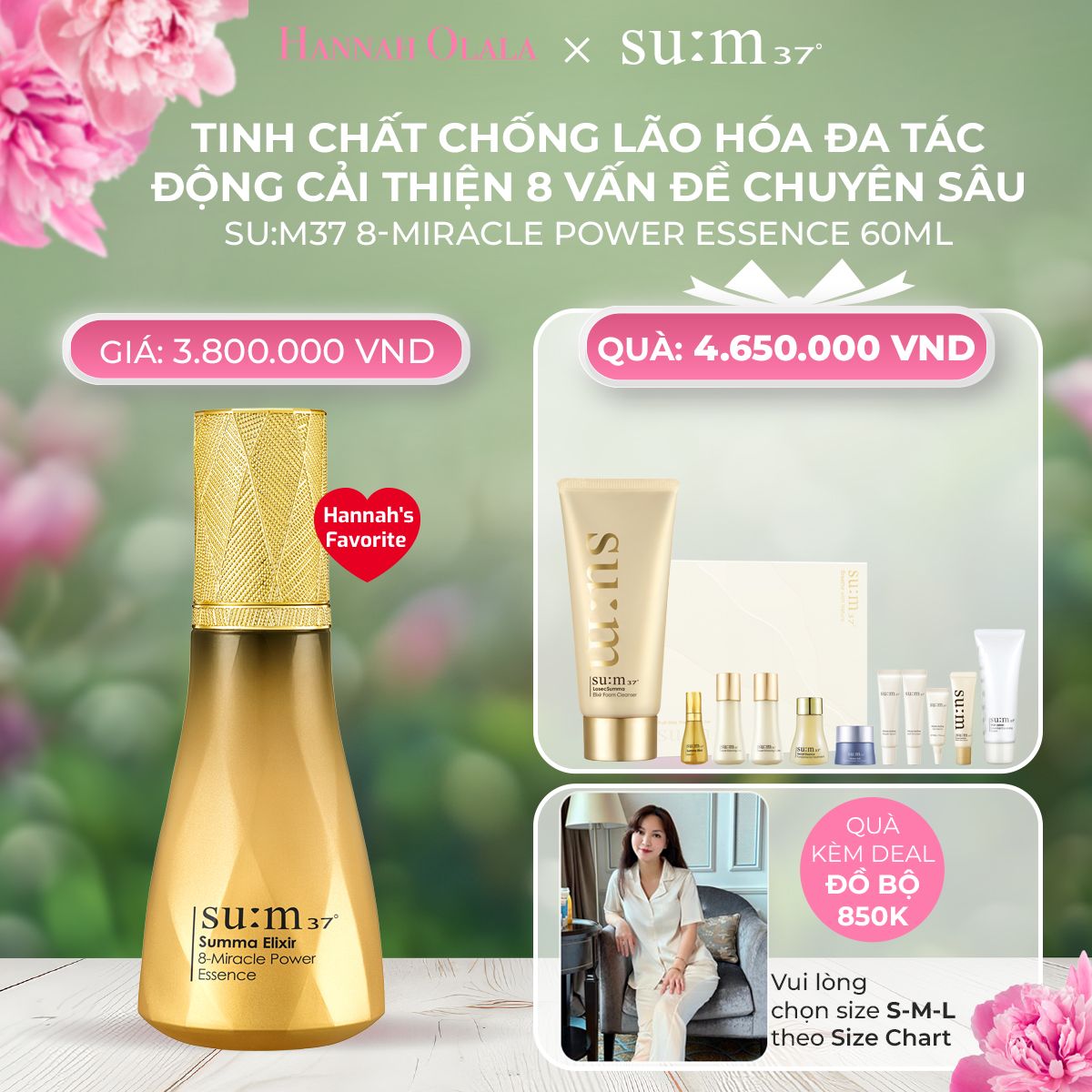  A74_DEAL 3: TINH CHẤT CHỐNG LÃO HÓA ĐA TÁC ĐỘNG SUMMA ELIXIR 8-MIRACAL POWER ESSENCE 60ML 