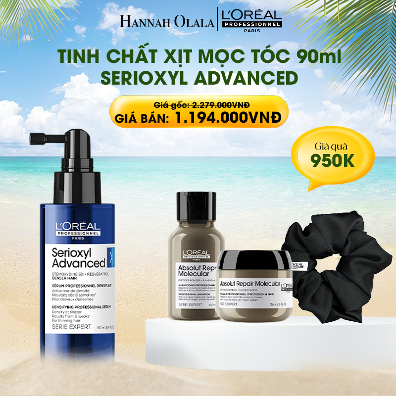 E513_DEAL 1: (FLASH DEAL) TINH CHẤT MỌC TÓC L'ORÉAL PROFESSIONNEL SERIOXYL ADVANCED 90ML - DẠNG XỊT (SPRAY)