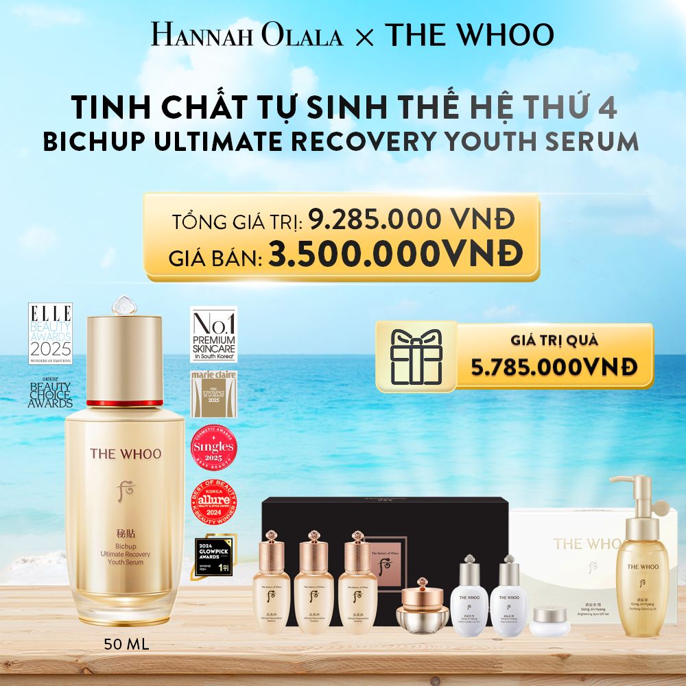 A293_DEAL 1: TINH CHẤT TỰ SINH NGỪA LÃO HOÁ THE WHOO BICHUP ULTIMATE RECOVERY YOUTH SERUM 50ML