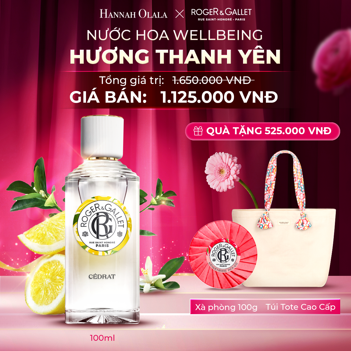 K30_DEAL 1: NƯỚC HOA WELLBEING 100ML