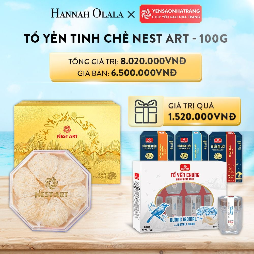 A227_DEAL 10: TỔ YẾN TINH CHẾ NA - 100G