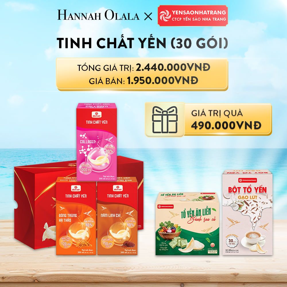 DEAL 03: TINH CHẤT YẾN (30 GÓI)