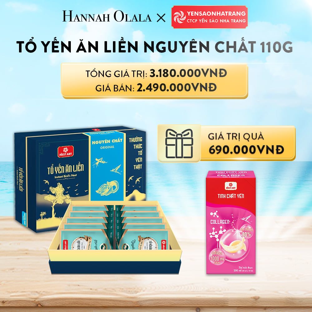 DEAL 06: TỔ YẾN ĂN LIỀN NGUYÊN CHẤT 110G