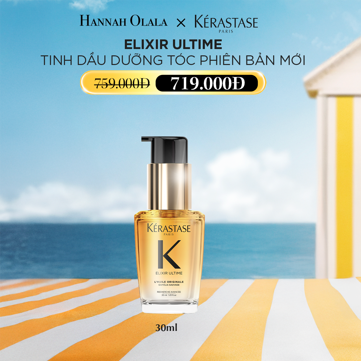 T21_DEAL 21: TINH DẦU DƯỠNG TÓC BÁN CHẠY NHẤT THẾ GIỚI ELIXIR ULTIME PHIÊN BẢN MỚI 30ML
