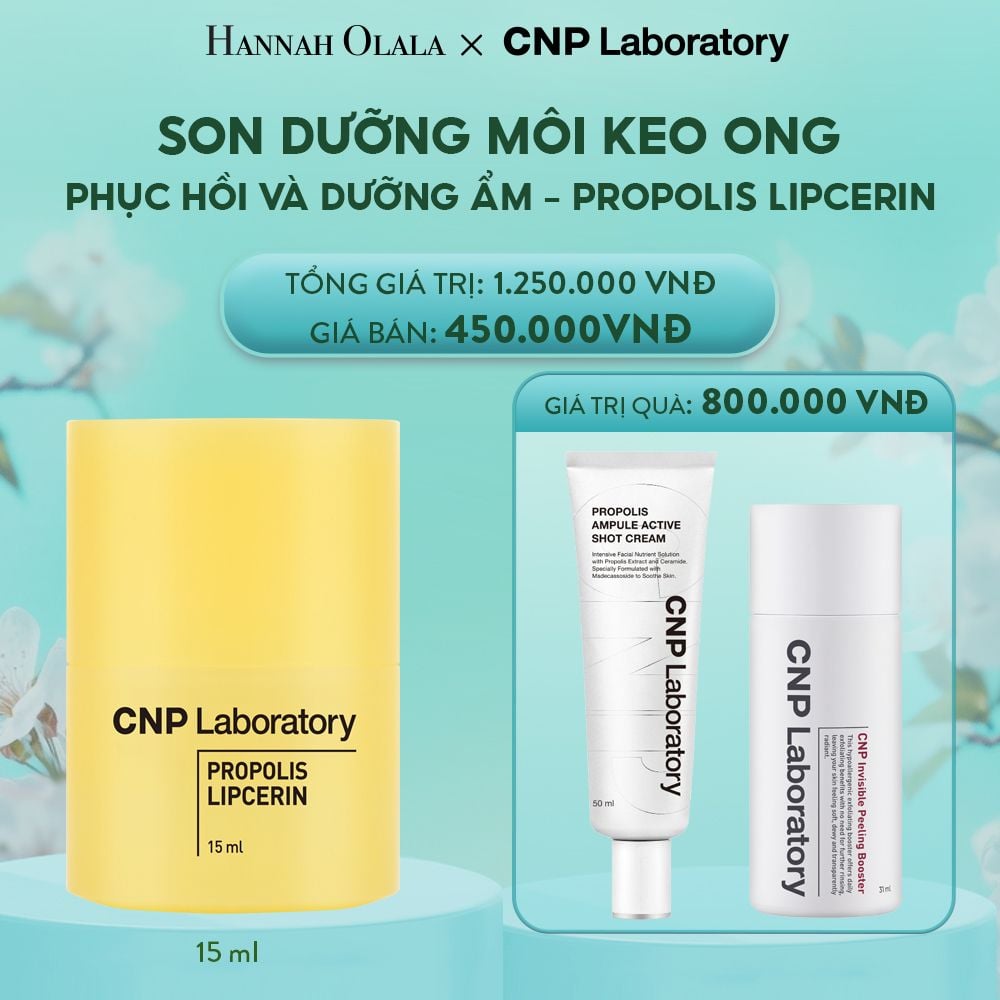 E2017: DEAL 37: SON DƯỠNG MÔI KEO ONG PHỤC HỒI VÀ DƯỠNG ẨM PROPOLIS LIPCERIN 15ML