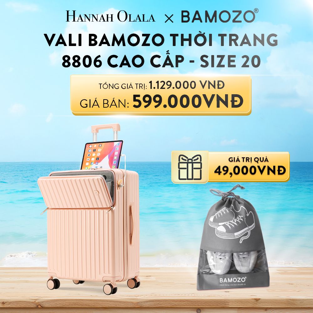 DEAL 5: VALI BAMOZO 8806 CAO CẤP (TẶNG TÚI ĐỰNG GIÀY)