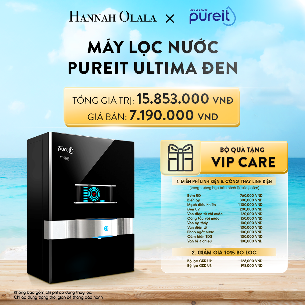 A725_DEAL 1: MÁY LỌC NƯỚC TREO TƯỜNG/ ĐỂ BÀN PUREIT ULTIMA ĐEN