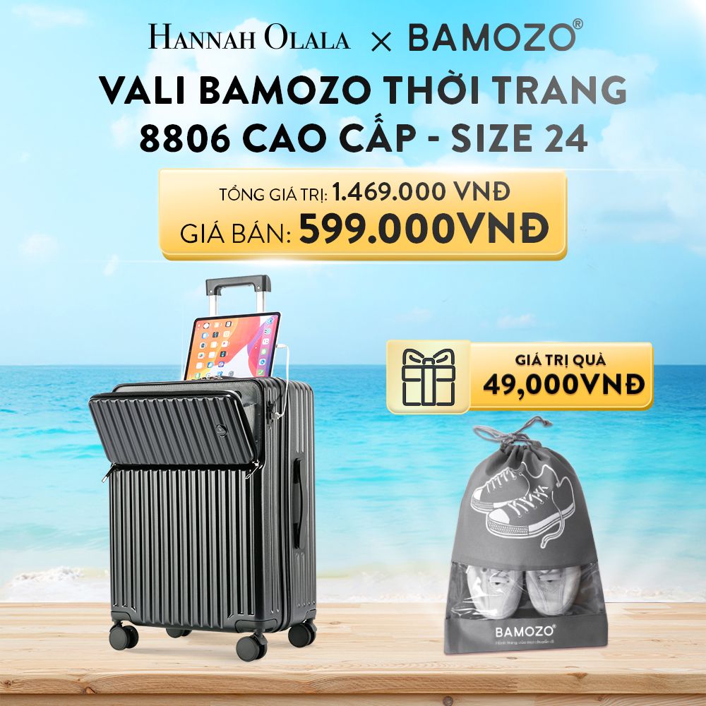 DEAL 5: VALI BAMOZO 8806 CAO CẤP (TẶNG TÚI ĐỰNG GIÀY)