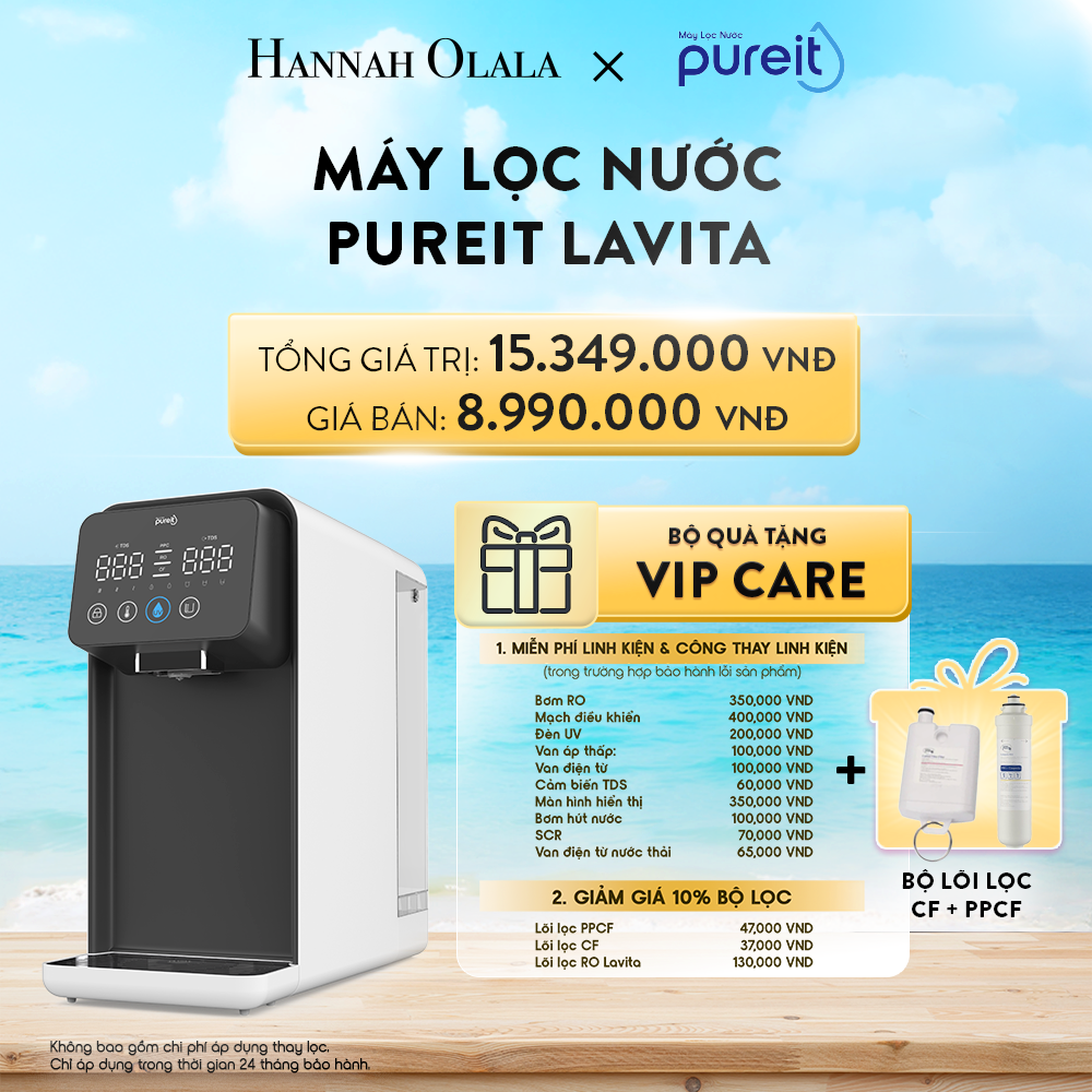 A726_DEAL 2: MÁY LỌC NƯỚC 3 CẤP ĐỘ NÓNG THÔNG MINH PUREIT LAVITA