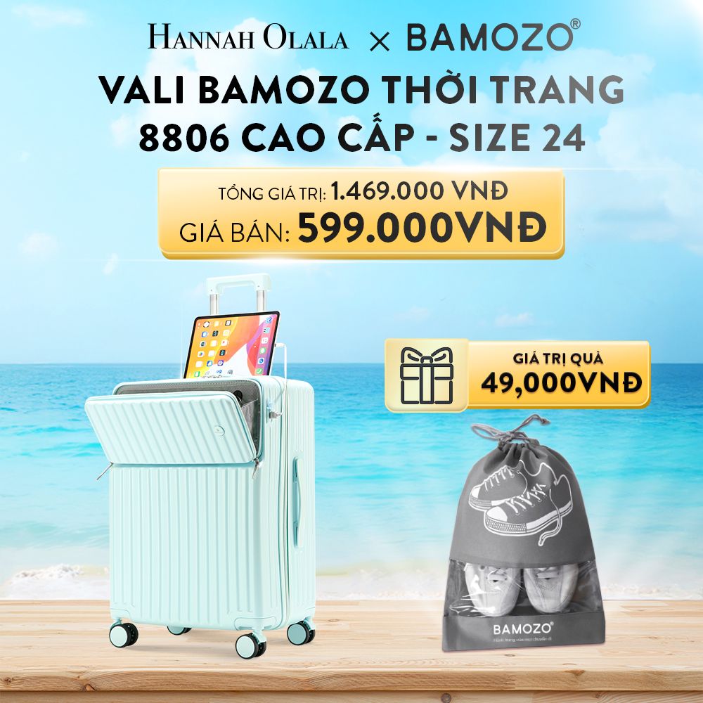 DEAL 5: VALI BAMOZO 8806 CAO CẤP (TẶNG TÚI ĐỰNG GIÀY)