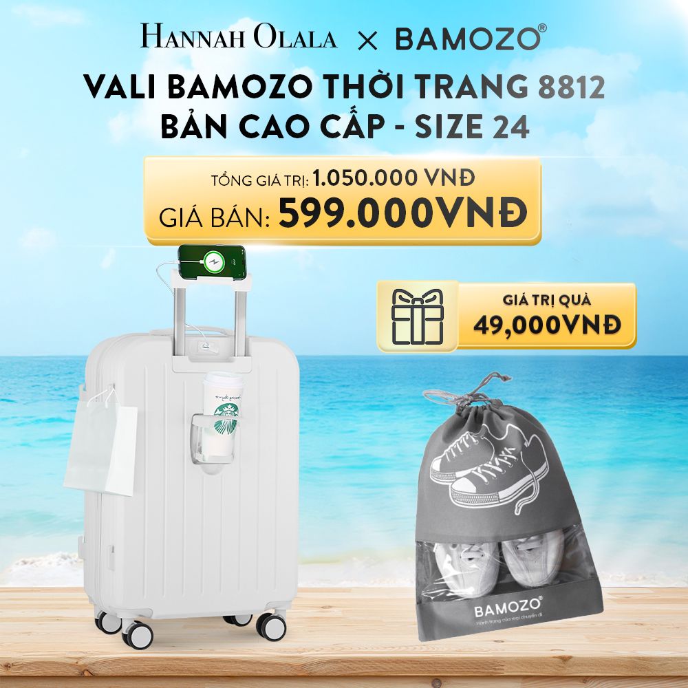 DEAL 3: VALI BAMOZO 8812 CAO CẤP (TẶNG TÚI ĐỰNG GIÀY)