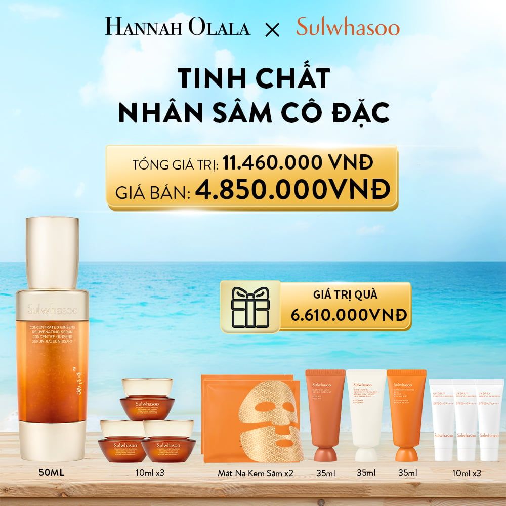 DEAL 2: TINH CHẤT NHÂN SÂM CÔ ĐẶC CONCENTRATED GINSENG REJUVENATING SERUM 50ML