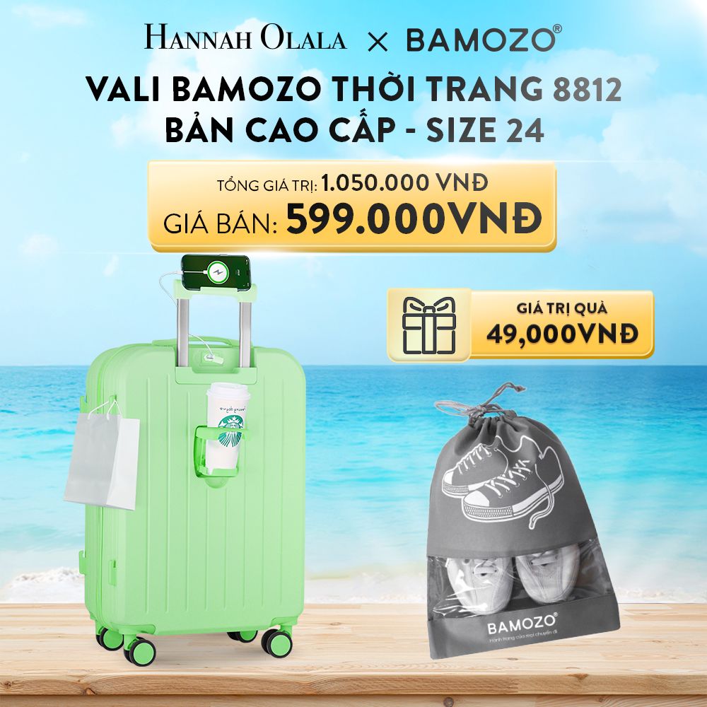 DEAL 3: VALI BAMOZO 8812 CAO CẤP (TẶNG TÚI ĐỰNG GIÀY)
