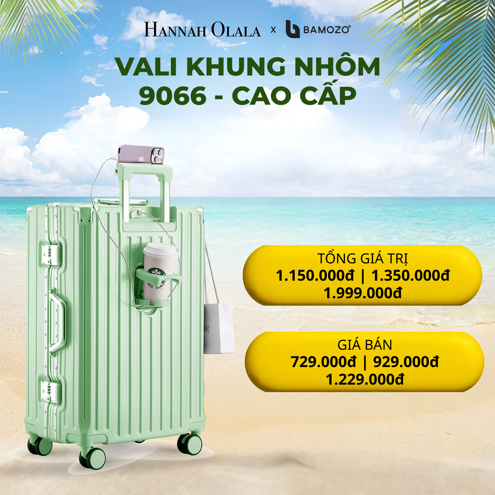 E263_DEAL 1: VALI BAMOZO KHUNG NHÔM 9066 BẢN CAO CẤP