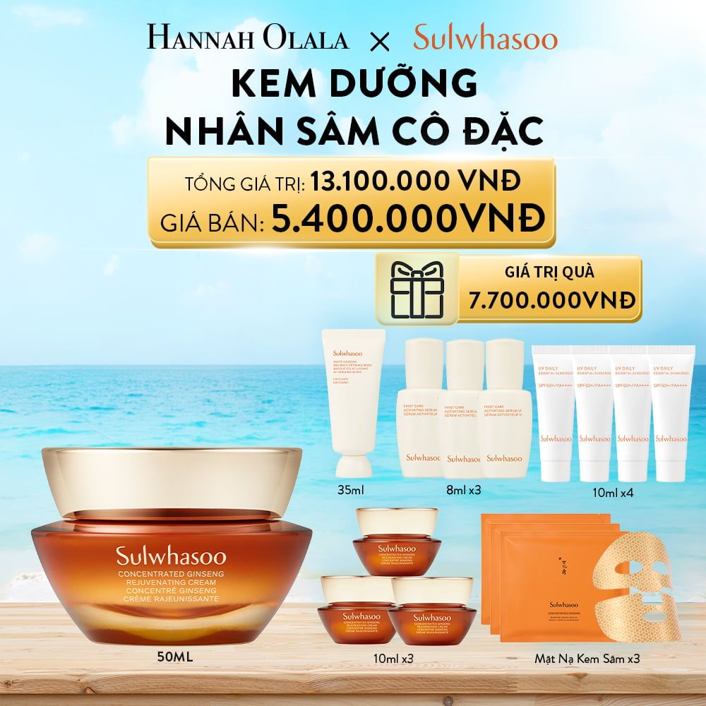 A274_DEAL 3: KEM DƯỠNG NHÂN SÂM CÔ ĐẶC CONCENTRATED GINSENG REJUVENATING CREAM 50ML