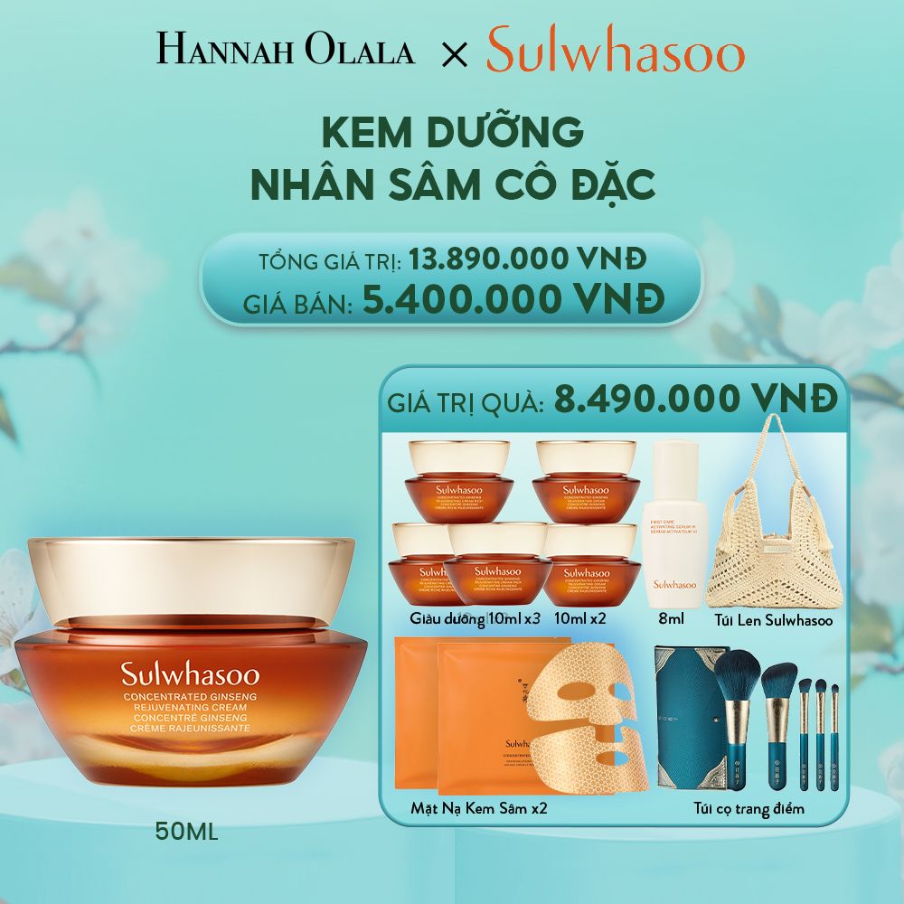 E2181: DEAL 3: KEM DƯỠNG NHÂN SÂM CÔ ĐẶC CONCENTRATED GINSENG REJUVENATING CREAM 50ML