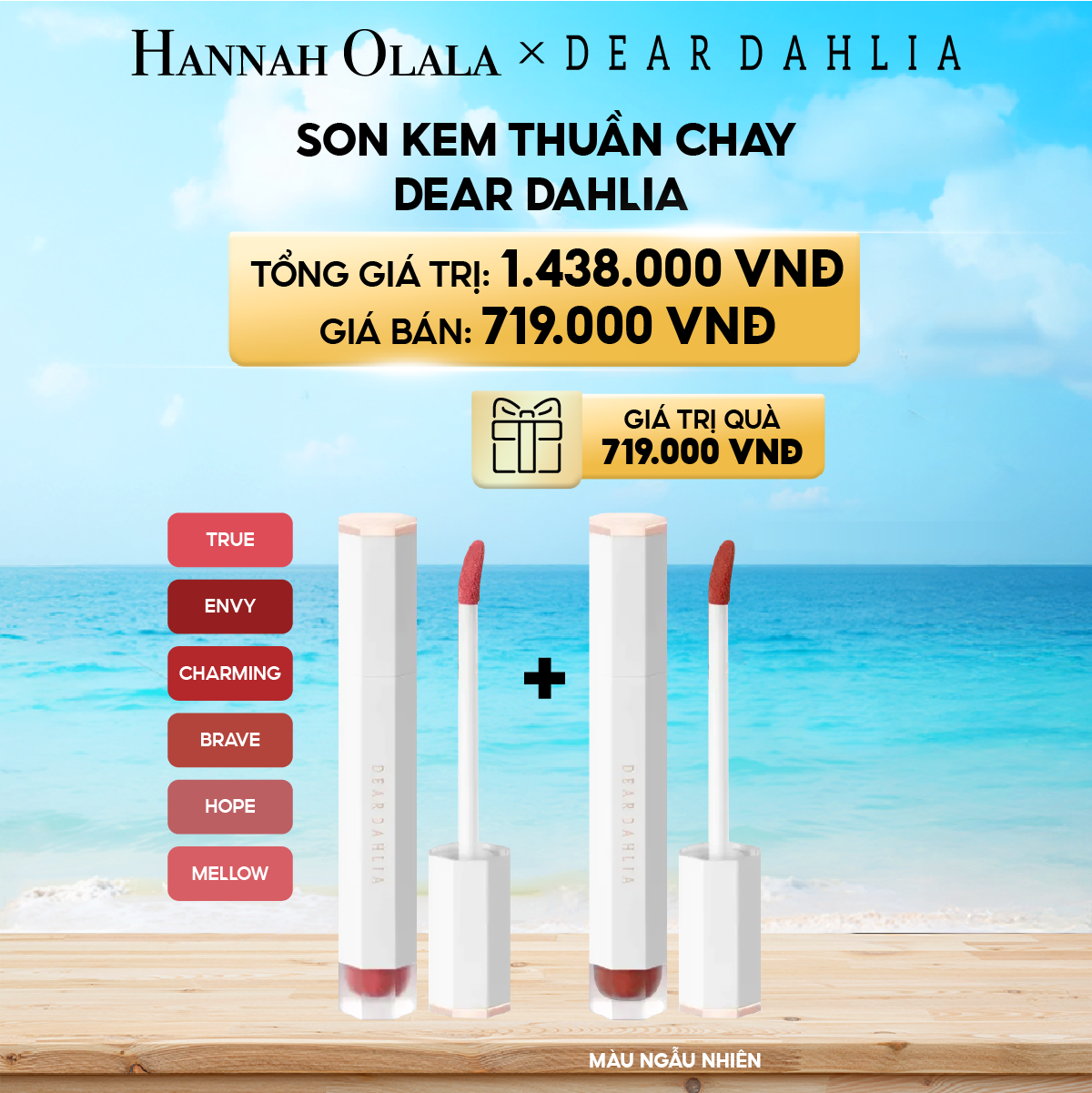 A327_DEAL 17: SON KEM THUẦN CHAY DEAR DAHLIA