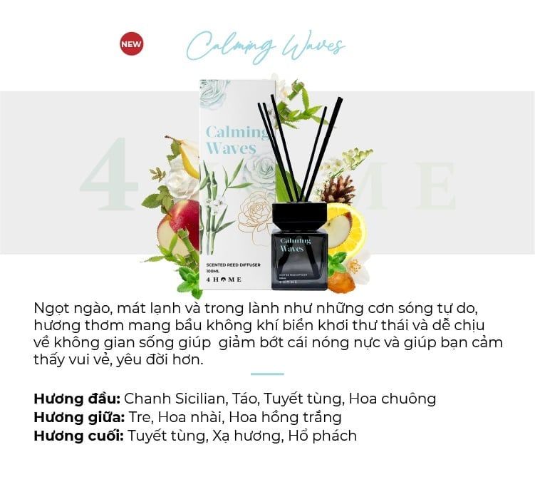 A208_DEAL 2: TINH DẦU TÁN HƯƠNG 4HOME 100ML (MỚI) TẶNG 2 TINH DẦU TREO 4HOME 10ML