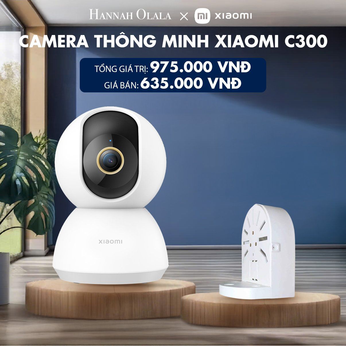 H169_DEAL 1: CAMERA THÔNG MINH XIAOMI C300