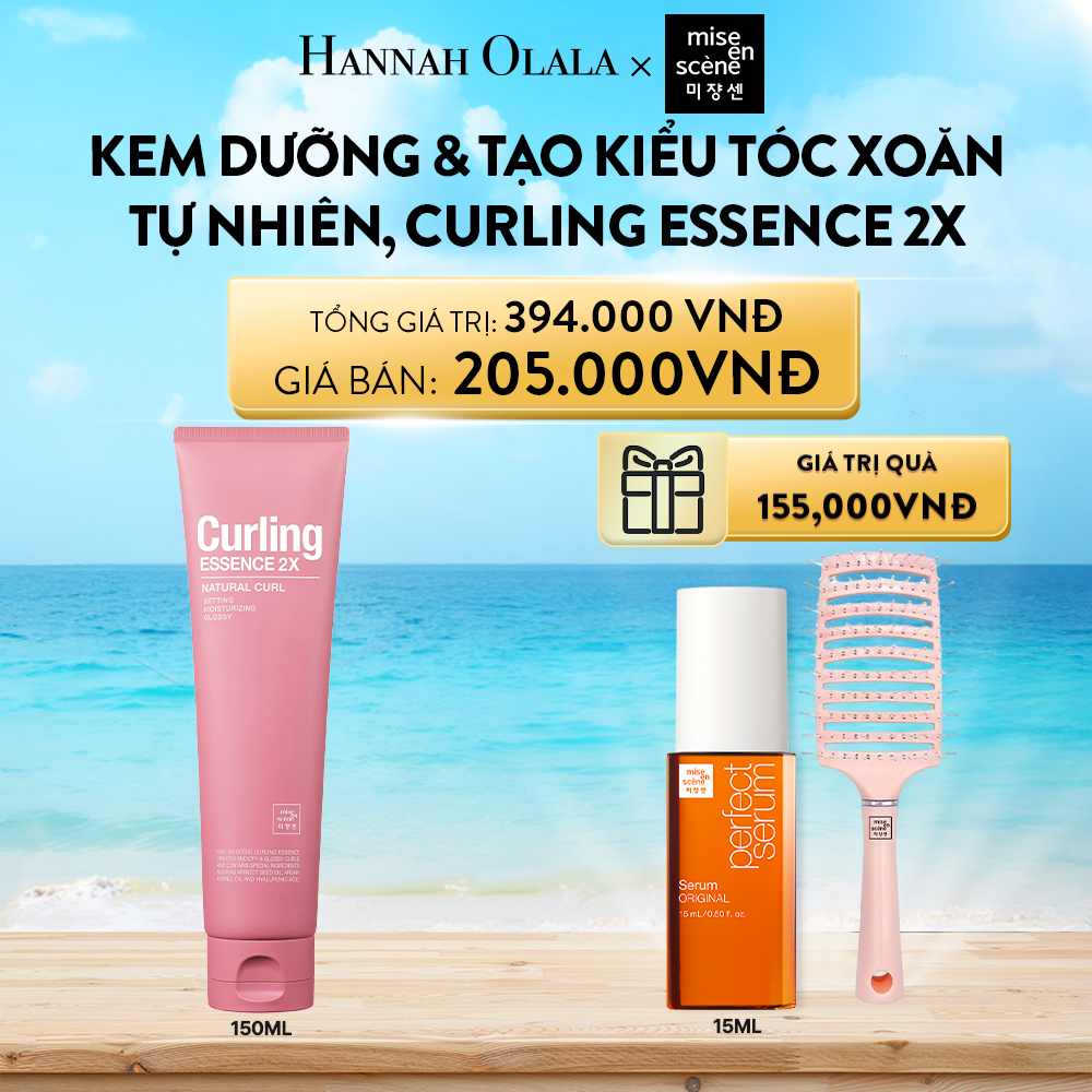 DEAL 4: KEM DƯỠNG TẠO KIỂU TÓC XOĂN BỒNG BỀNH, TỰ NHIÊN MISE EN SCÈNE CURLING ESSENCE