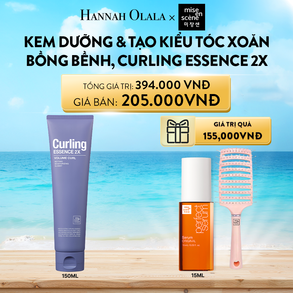DEAL 4: KEM DƯỠNG TẠO KIỂU TÓC XOĂN BỒNG BỀNH, TỰ NHIÊN MISE EN SCÈNE CURLING ESSENCE