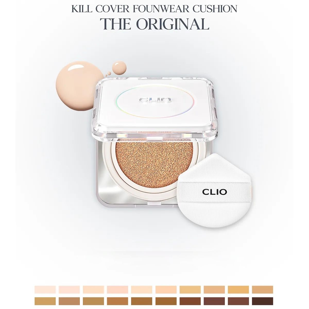 A313_DEAL 11: PHẤN NƯỚC CLIO MỎNG NHẸ & CHE KHUYẾT ĐIỂM HOÀN HẢO KILL COVER (TẶNG KÈM LÕI)