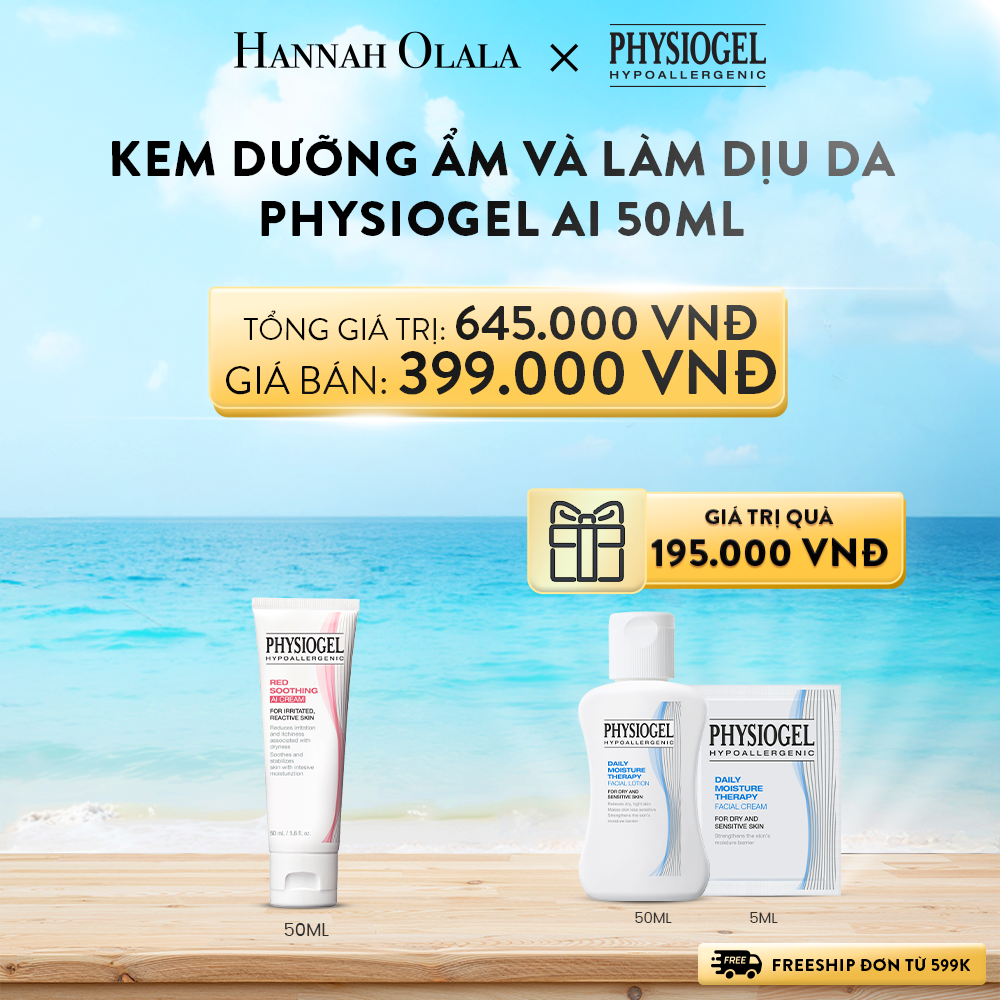 A803_DEAL 3: KEM DƯỠNG ẨM VÀ LÀM DỊU DA PHYSIOGEL AI 50ml