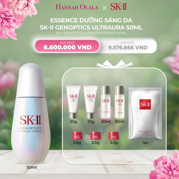  A85_DEAL 1: ESSENCE DƯỠNG SÁNG DA SK-II GENOPTICS ULTRAURA 50ML 