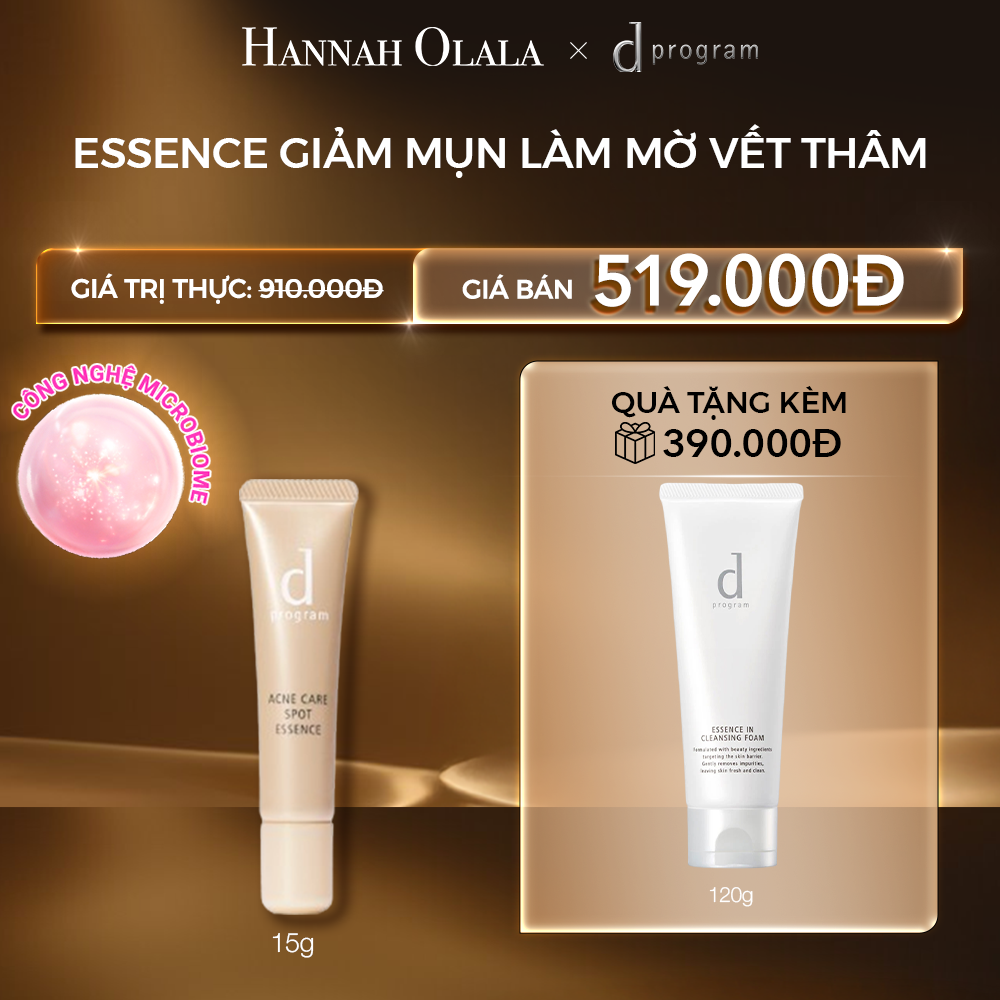 C45: DEAL 9: ESSENCE GIẢM MỤN VÀ LÀM MỜ VẾT THÂM D PROGRAM ACNE CARE SPOT ESSENCE 15G
