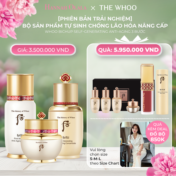  A5_DEAL 3: BỘ SẢN PHẨM TỰ SINH CHỐNG LÃO HÓA WHOO BICHUP CONCENTRATE 50ML 