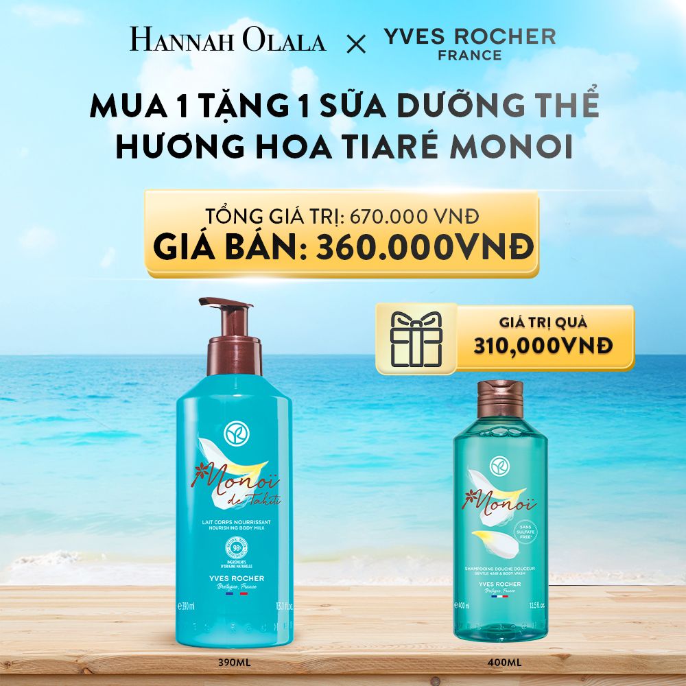 A632_DEAL 3: MUA 1 TẶNG 1 SỮA DƯỠNG THỂ HƯƠNG HOA TIARÉ MONOI