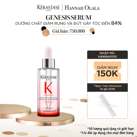  FLASHDEAL 3: DƯỠNG CHẤT GIẢM RỤNG VÀ ĐỨT GÃY GENESIS 30ML 