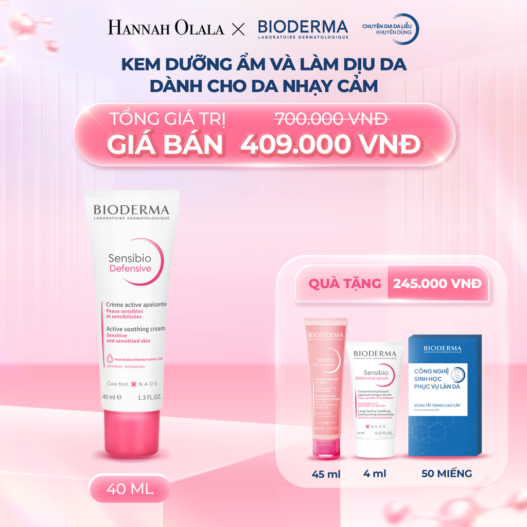 K4_DEAL 4: KEM DƯỠNG ẨM VÀ LÀM DỊU DA. DÀNH CHO DA NHẠY CẢM