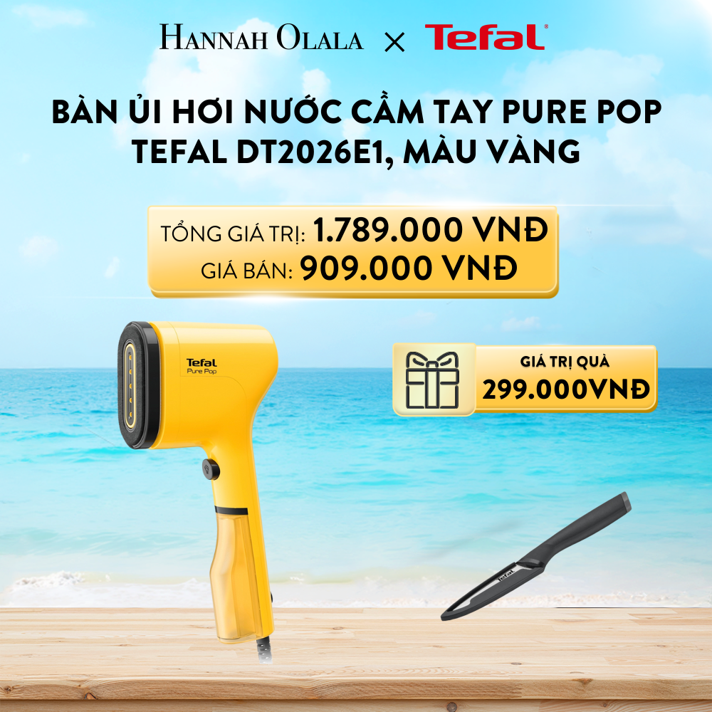 A736_DEAL 5: BÀN ỦI HƠI NƯỚC CẦM TAY PURE POP TEFAL