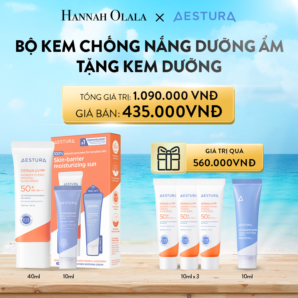 A846_DEAL 6: KEM CHỐNG NẮNG DƯỠNG ẨM 40ML TẶNG KÈM KEM DƯỠNG