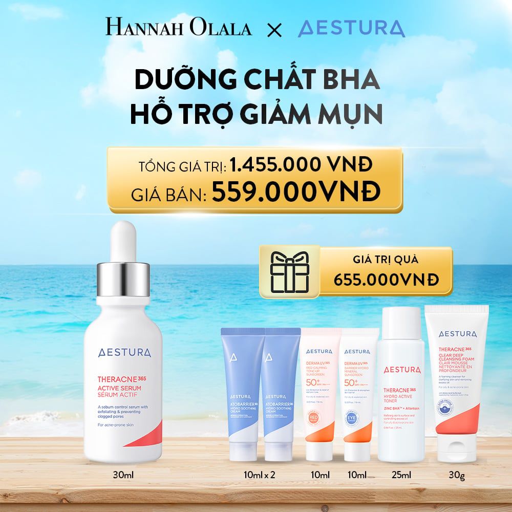 A847_DEAL 7: DƯỠNG CHẤT GIẢM MỤN VÀ CHĂM SÓC DA DẦU THERACNE365 ACTIVE SERUM 30ML