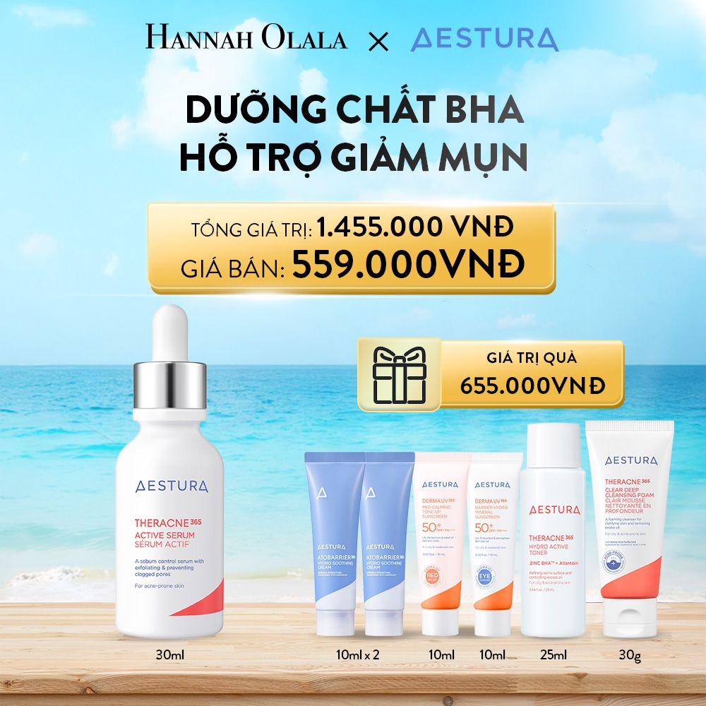 A847_DEAL 7: DƯỠNG CHẤT GIẢM MỤN VÀ CHĂM SÓC DA DẦU THERACNE365 ACTIVE SERUM 30ML