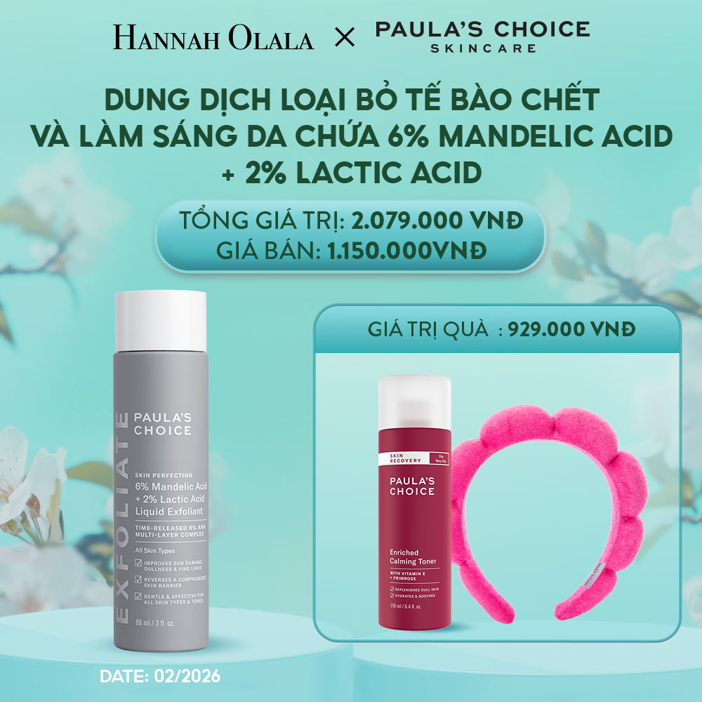 E242: DEAL 8: DUNG DỊCH TẨY TẾ BÀO CHẾT SKIN PERFECTING 6% MANDELIC ACID + 2% LACTIC ACID LIQUID EXFOLIANT 88ML