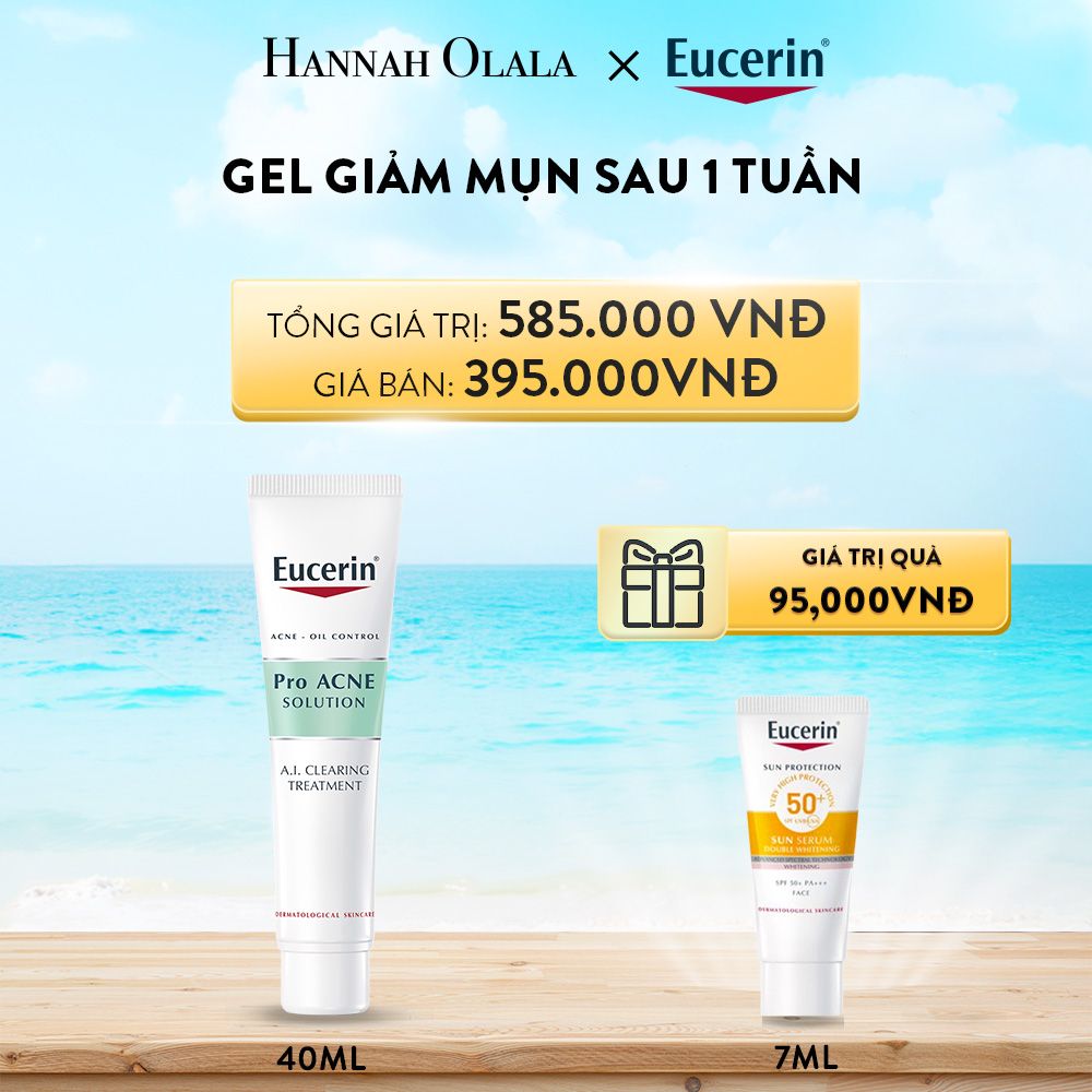 A441_DEAL 06: GEL GIẢM MỤN SAU 1 TUẦN EUCERIN PRO ACNE A.I CLEARING TREATMENT 40ML