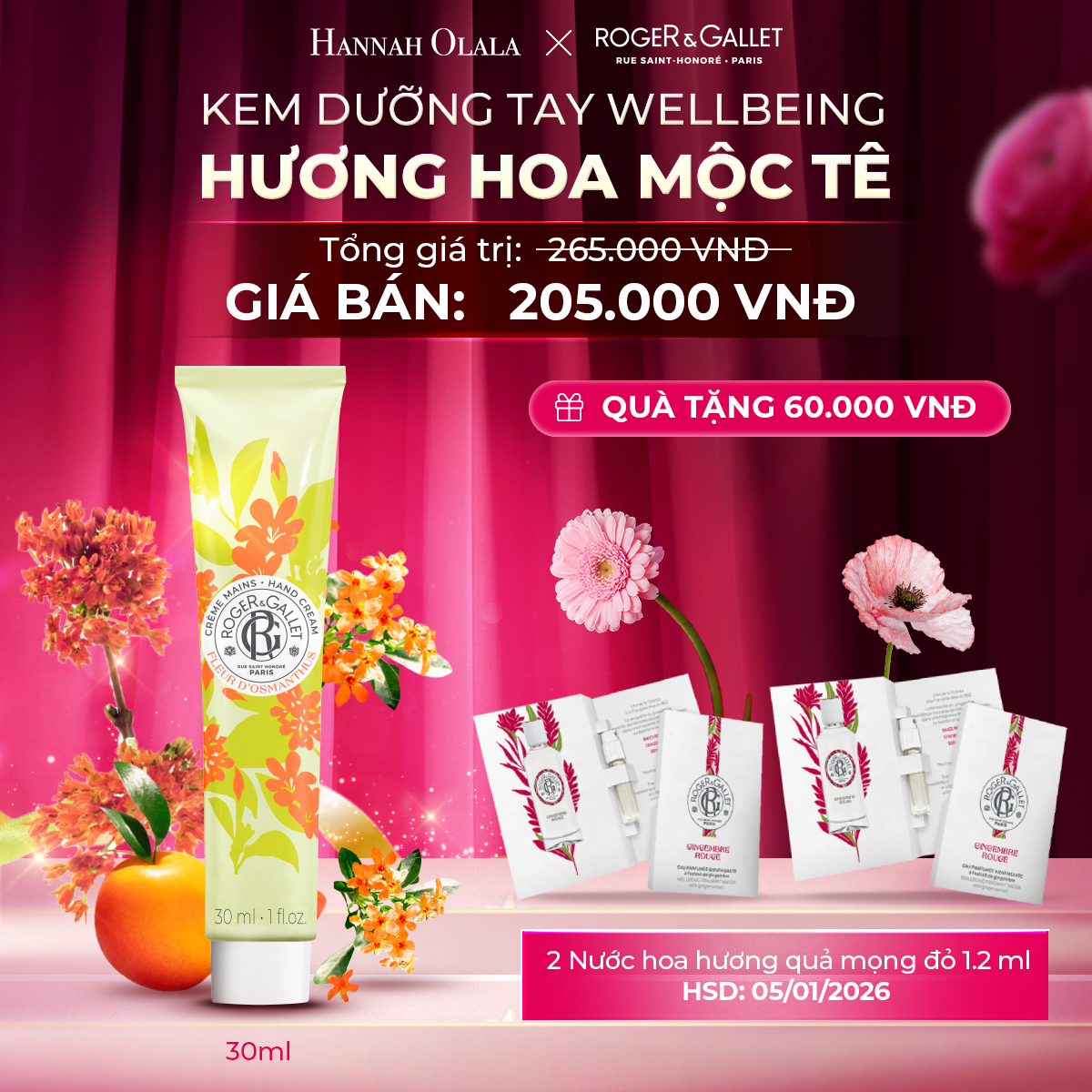 K50_DEAL 21: KEM DƯỠNG TAY WELLBEING 30ML