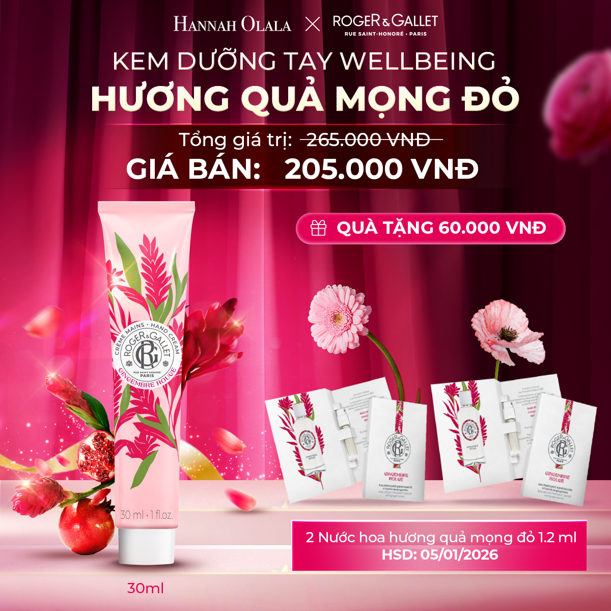 K50_DEAL 21: KEM DƯỠNG TAY WELLBEING 30ML