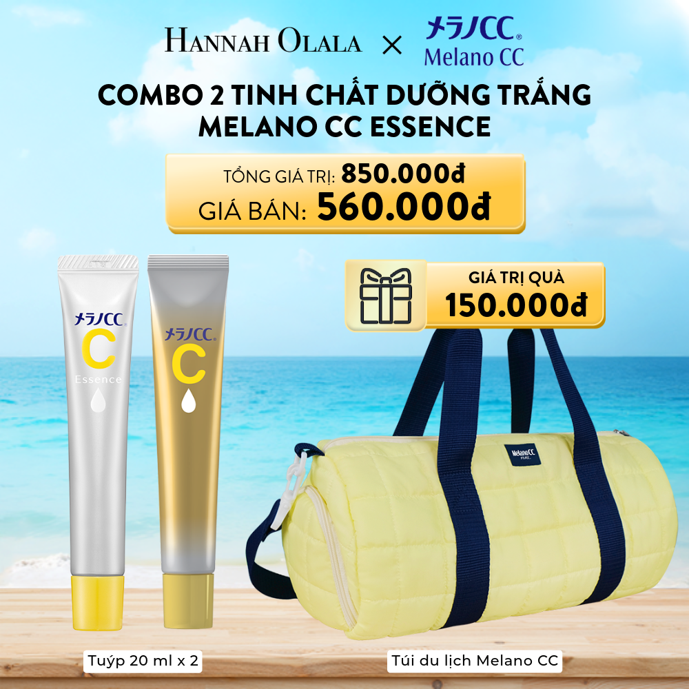 A395_DEAL 6: GIẢM 20% KHI MUA COMBO TINH CHẤT DƯỠNG TRẮNG MELANO CC ESSENCE 20ml & PREMIUM ESSENCE 20ml
