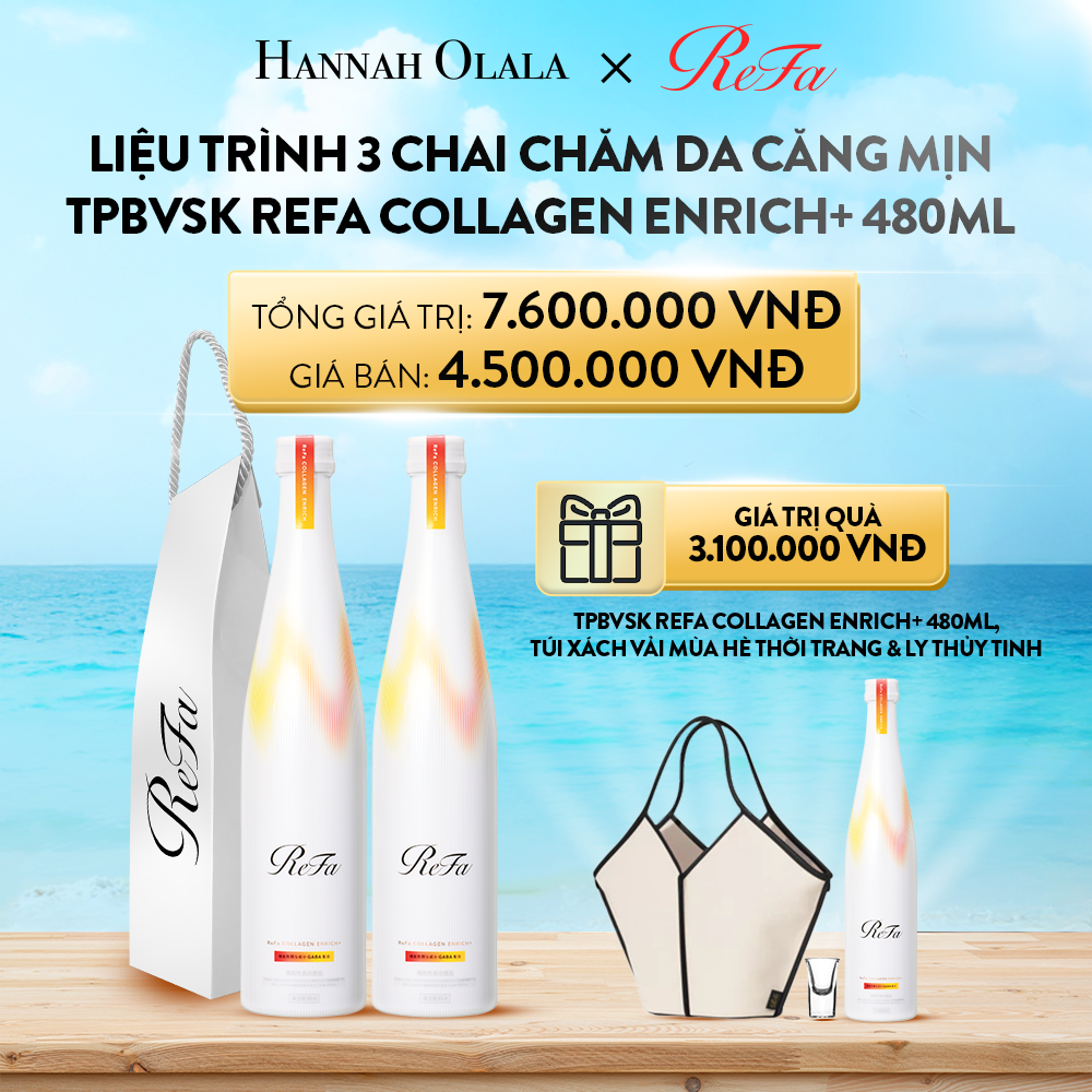 A200_DEAL 2: COMBO 2 THỰC PHẨM BẢO VỆ SỨC KHỎE REFA COLLAGEN ENRICH+
