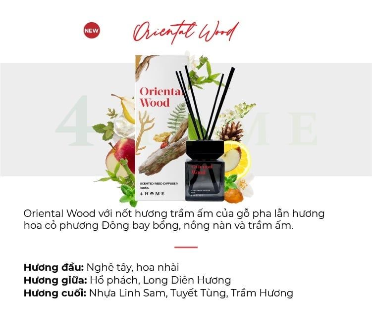 A208_DEAL 2: TINH DẦU TÁN HƯƠNG 4HOME 100ML (MỚI) TẶNG 2 TINH DẦU TREO 4HOME 10ML