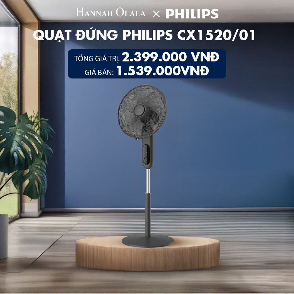 H109_DEAL 1: QUẠT ĐỨNG PHILIPS CX1520/01
