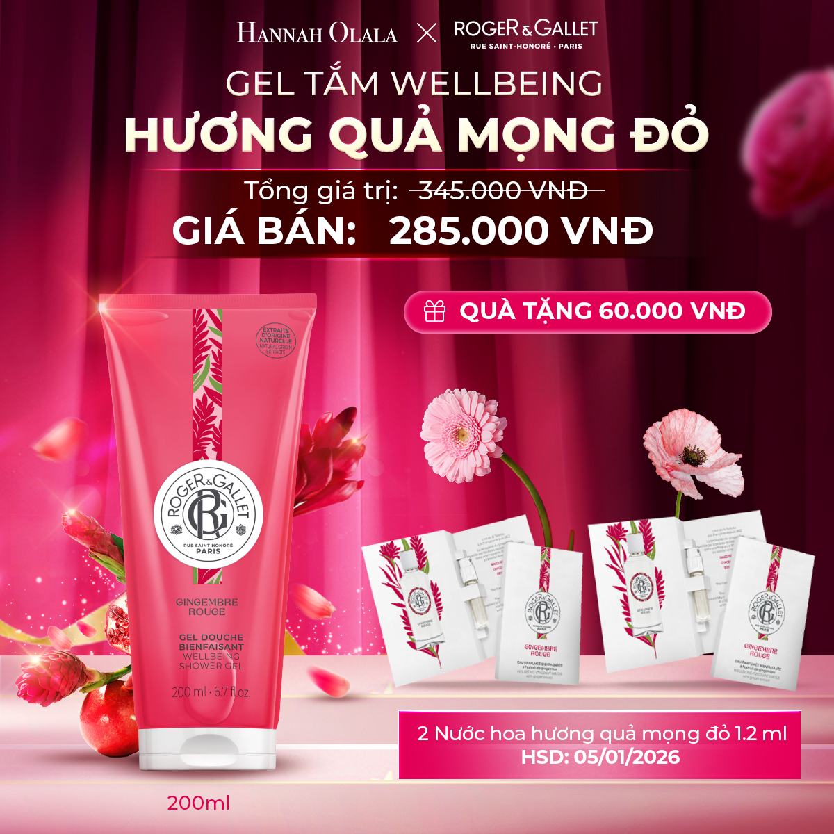 K40_DEAL 11: GEL TẮM WELLBEING 200ML