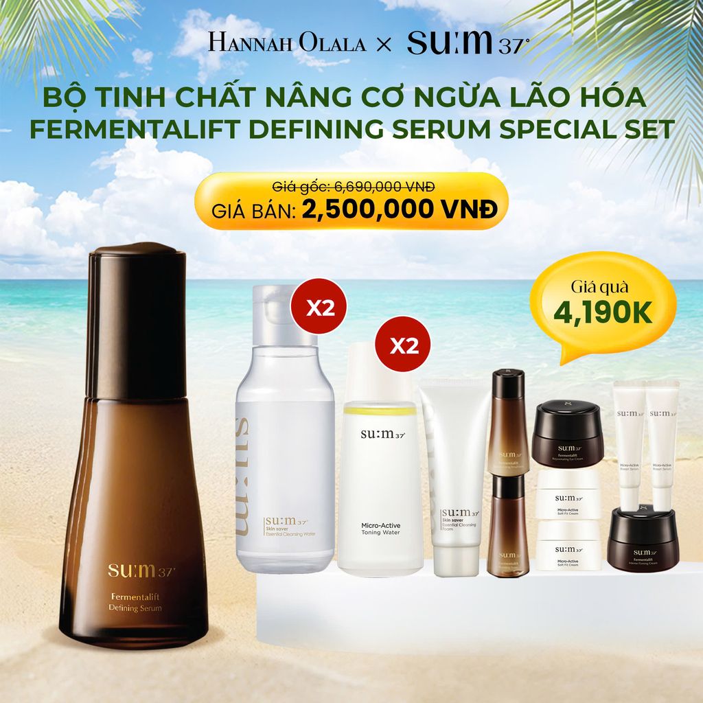E686_DEAL 40: BỘ TINH CHẤT NÂNG CƠ NGĂN NGỪA LÃO HÓA SU:M37 FERMENTALIFT DEFINING SERUM SPECIAL SET