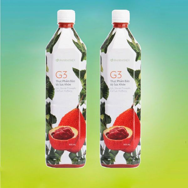 Nước Gấc G3 - Nước trái cây G3 (phiên bản mới) (2 chai)