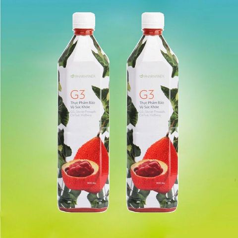 Nước Gấc G3 - Nước trái cây G3 (phiên bản mới) (2 chai)