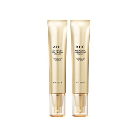 [PRE-ORDER] AGE DEFENSE REAL EYE CREAM FOR FACE  Bộ Đôi Kem Dưỡng Vàng Tái Tạo Trẻ Hóa Da Cho Mắt Và Mặt